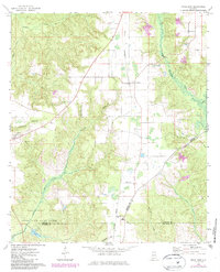 Uriah East 1972 topographic map thumbnail