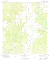 Uriah East 1972 topographic map thumbnail