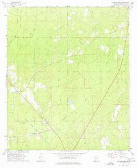 Vinegar Bend 1974 topographic map thumbnail