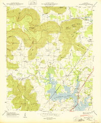Wannville 1950 topographic map thumbnail