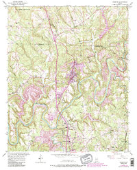 Warrior 1951 topographic map preview
