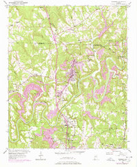 Warrior 1951 topographic map preview