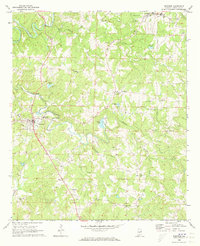 Wedowee 1969 topographic map thumbnail