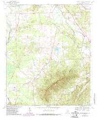 Weisner Mountain 1967 topographic map preview