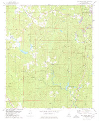 West Blocton West 1979 topographic map thumbnail