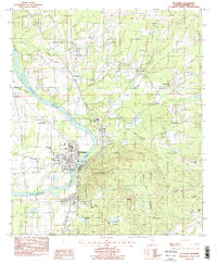 Wetumpka 1987 topographic map thumbnail