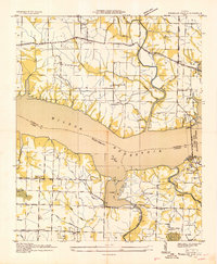 Wheeler Dam 1936 topographic map thumbnail