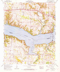Wheeler Dam 1971 topographic map thumbnail