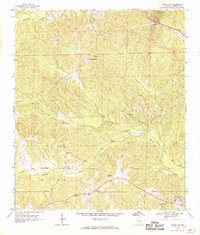White Oak 1968 topographic map thumbnail