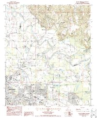 Willow Springs 1987 topographic map thumbnail