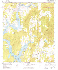 Wilsonville 1980 topographic map thumbnail