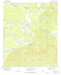 Woods Bluff 1972 topographic map preview