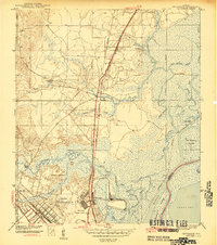 Chickasaw 1943 topographic map thumbnail