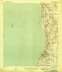 Daphne 1941 topographic map thumbnail