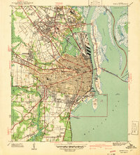 Mobile 1940 topographic map thumbnail