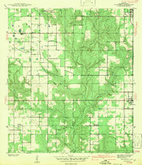 Silverhill 1942 topographic map preview
