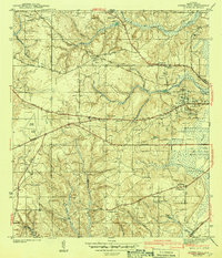 Spring Hill 1943 topographic map preview