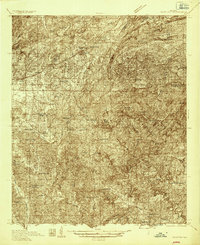 Blocton 1934 topographic map thumbnail