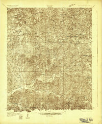 Cottondale 1931 topographic map thumbnail