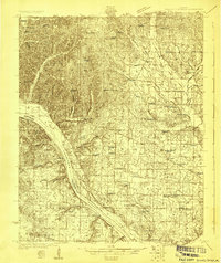 Gravelly Springs 1924 topographic map thumbnail