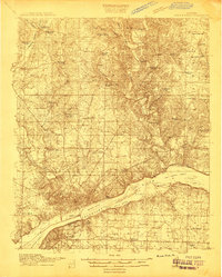 Muscle Shoals 1914 topographic map thumbnail