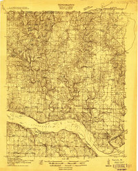 Rogersville 1914 topographic map thumbnail