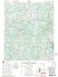 Clopton 1997 topographic map thumbnail