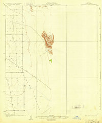 Aguila Mountains 1930 topographic map thumbnail