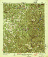 Blocton 1940 topographic map thumbnail