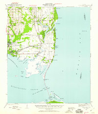 Cedar Point 1941 topographic map thumbnail