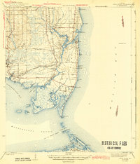 Cedar Point 1943 topographic map thumbnail