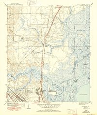 Chickasaw 1943 topographic map thumbnail