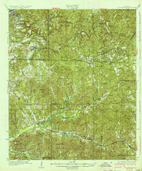 Cottondale 1934 topographic map preview
