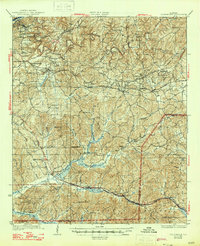 Cottondale 1934 topographic map thumbnail