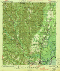 Creola 1943 topographic map thumbnail