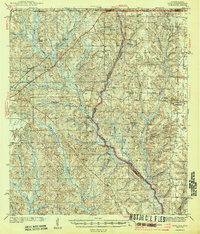 Dyas 1944 topographic map thumbnail