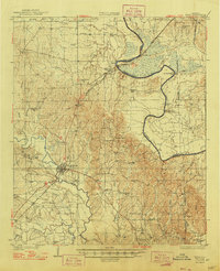 Epes 1932 topographic map preview