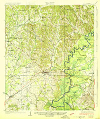 Eutaw 1931 topographic map thumbnail