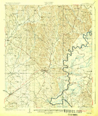 Eutaw 1931 topographic map thumbnail