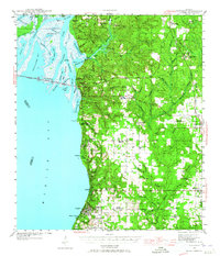 Fairhope 1941 topographic map thumbnail