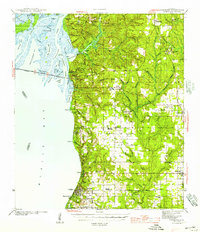 Fairhope 1944 topographic map thumbnail