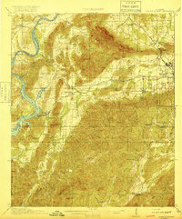 Gantts Quarry 1917 topographic map thumbnail