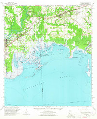 Grand Bay 1958 topographic map thumbnail