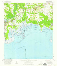 Grand Bay 1958 topographic map thumbnail