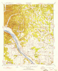Gravelly Springs 1924 topographic map thumbnail