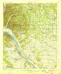 Gravelly Springs topographic map thumbnail