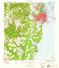 Mobile 1940 topographic map preview