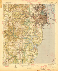 Mobile 1944 topographic map thumbnail