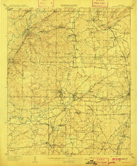 Montevallo 1910 topographic map thumbnail