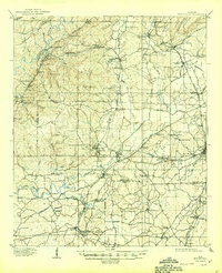 Montevallo 1910 topographic map thumbnail